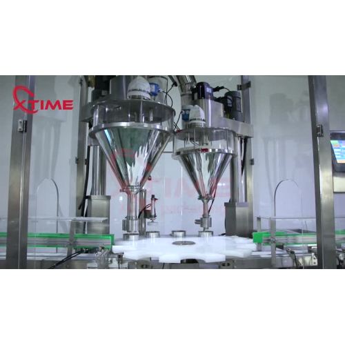 Double head milk powder filling machine