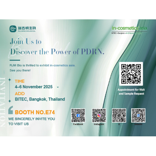 RJM Bio to Showcase at In-Cosmetics Asia 2025