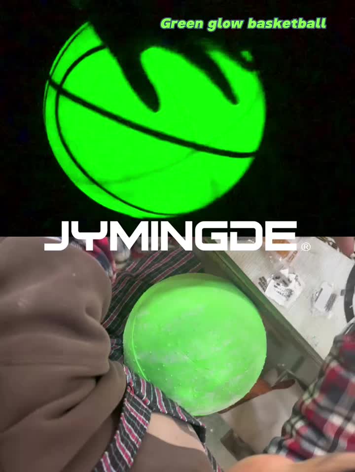 Green glow basketball