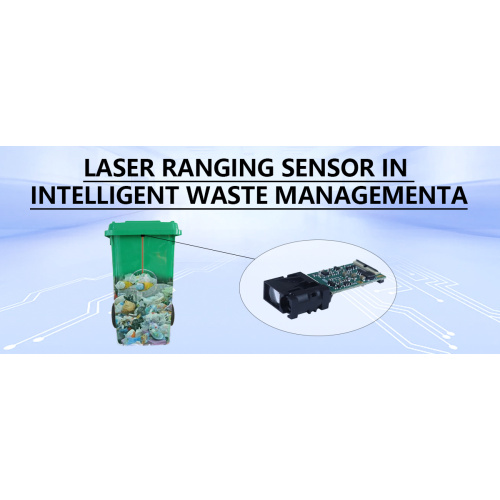 Sensor de rango de láser en la gestión inteligente de residuos