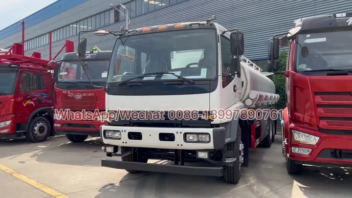 Camion de transport à huile végétale Isuzu