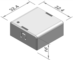 temperature sensor receiver for busbar
