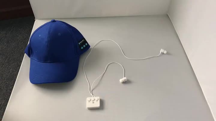 Kappe drahtloser Kopfhörer bluetooth music player.mp4