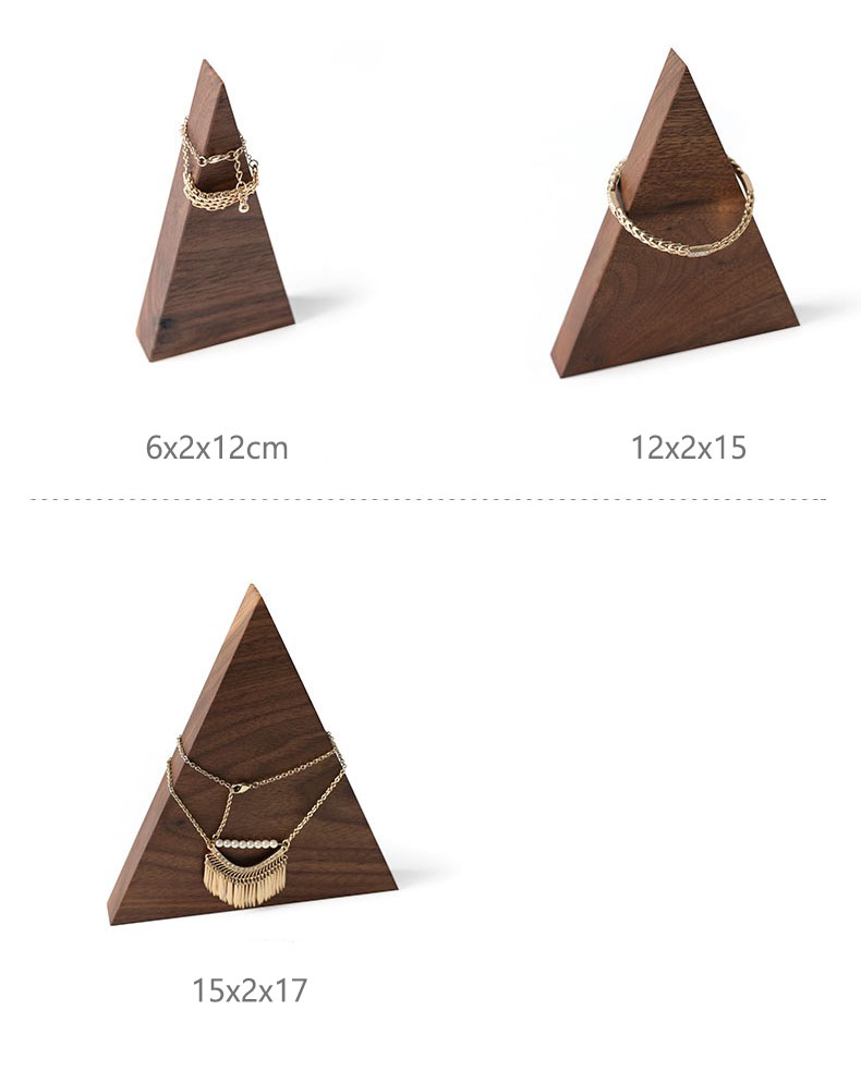 exhibición de joyas de madera de lujo wooden Jewelry Display Set Luxury