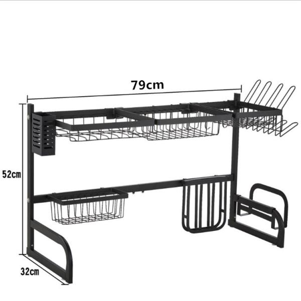 W650XD320XH520 mm Rack de platos 201 cuatro modelos