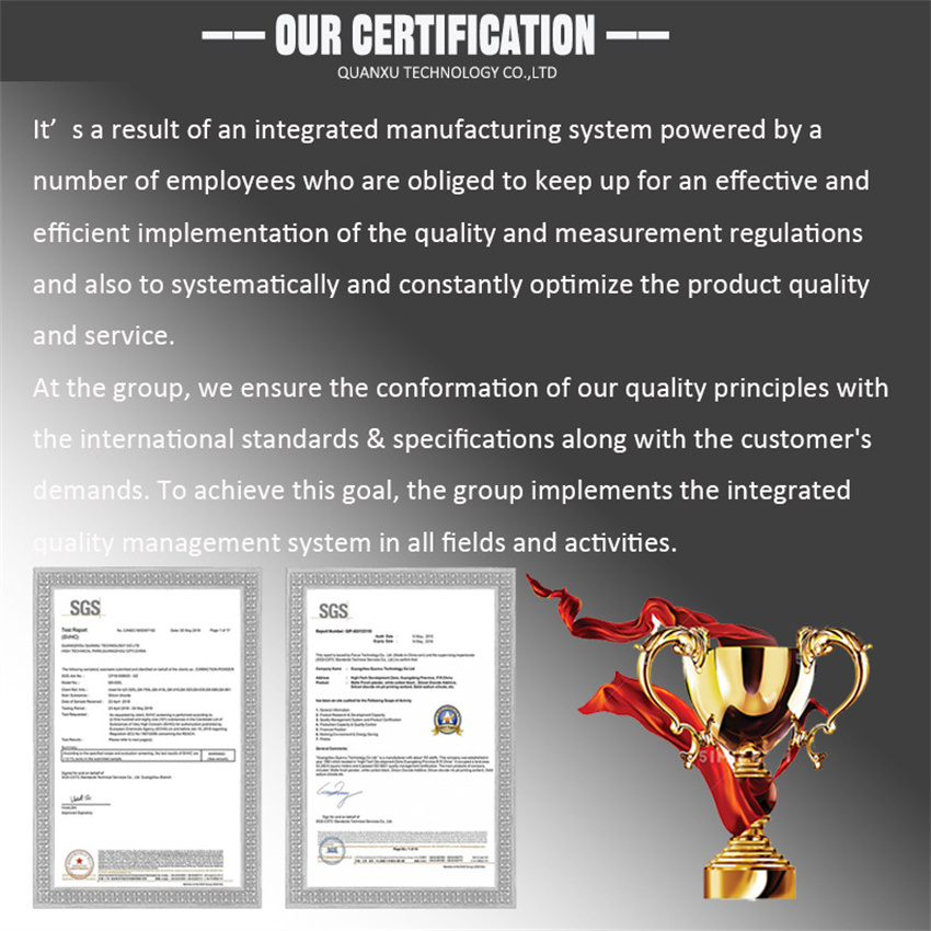 Our Certification 1