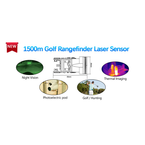 Новое прибытие 1500 м для гольфа дальномер Laser Sensor_TC25_JRT мера