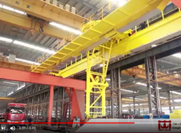 Metallurgy Overhead Crane with Rotary Fork Lifter