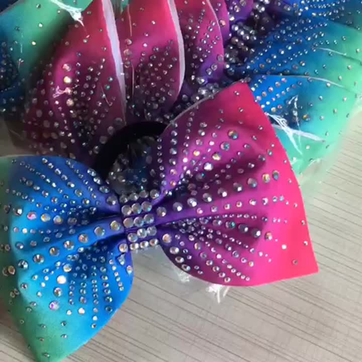 sublimated cheer bow