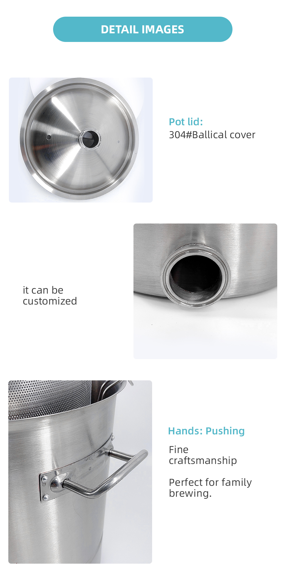 Quality assurance stainless steel beer barrel