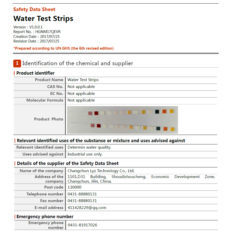 MSDS 