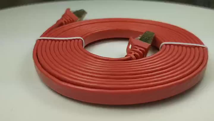 video cat7 platte kabel rood (7)