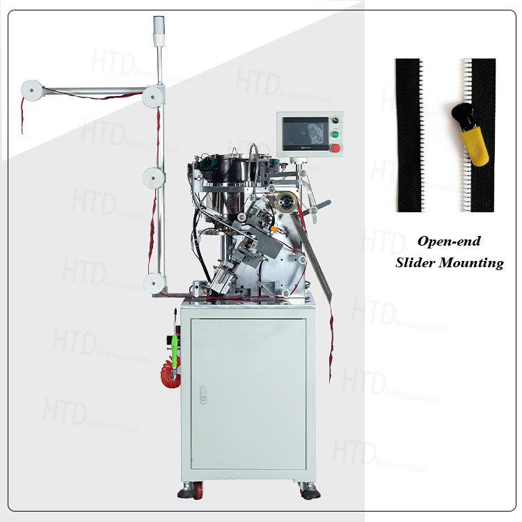 open end plastic zipper slider mounting machine (one side)