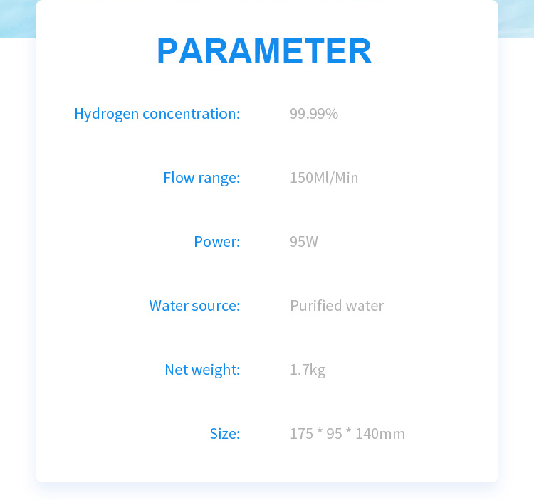 Hydrogen Inhalation Machine