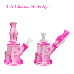 Paip Air Kaca Silikon Waxmaid 3-IN-1