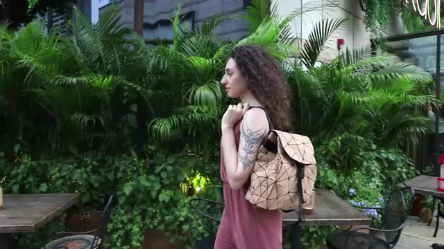 New Stylish Travel Bags for School Back Pack Women ECO Friendly Other Backpacks Hot Sale Geometric Cork backpack1