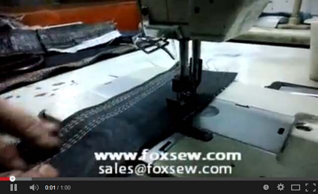 High Speed Three Needle Lockstitch Sewing Machine