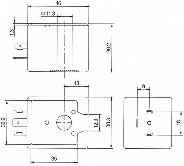 400325-142 ASCO 353 Serisi Için 24 V DC Yedek Solenoid Vana Bobin Toz Toplayıcı Darbe Vana