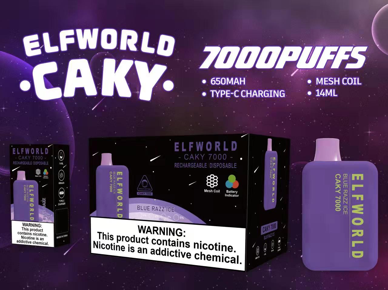 ElfWorld Caky 7000 -Puffs