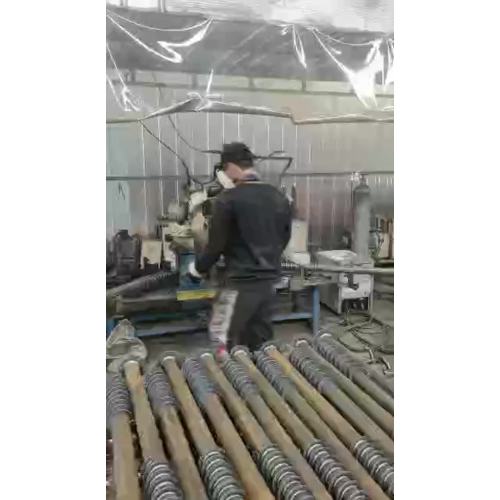 robot welding screw pile