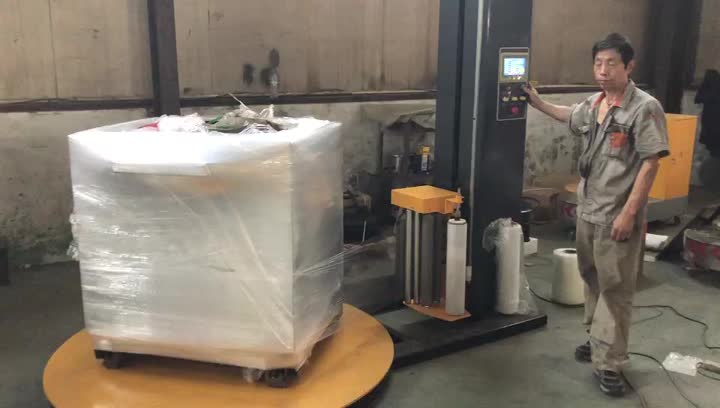 Pallet winding machine