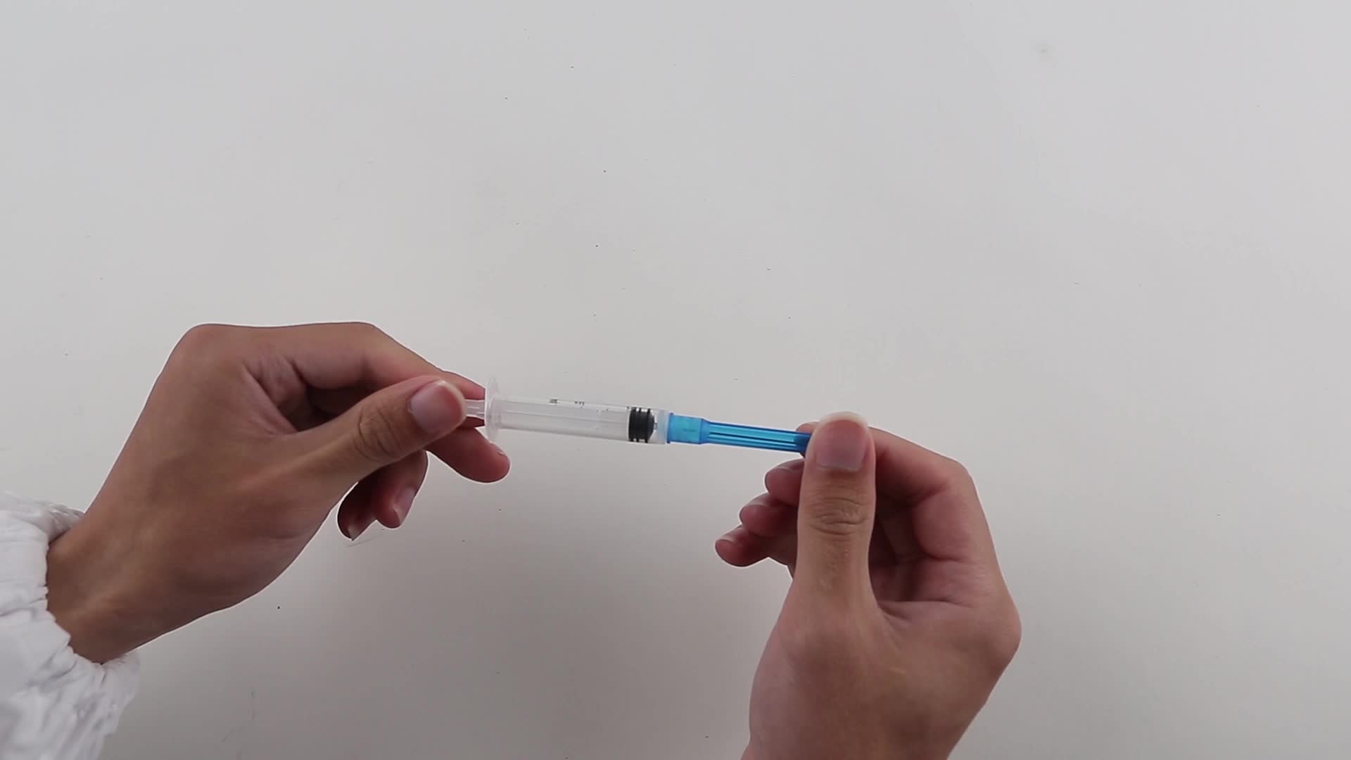 자동 일회용 주사기 0.5ml 스틸 칩 풀 끄기 일회용 자동 파괴자가 파괴적 광고 Syringe1