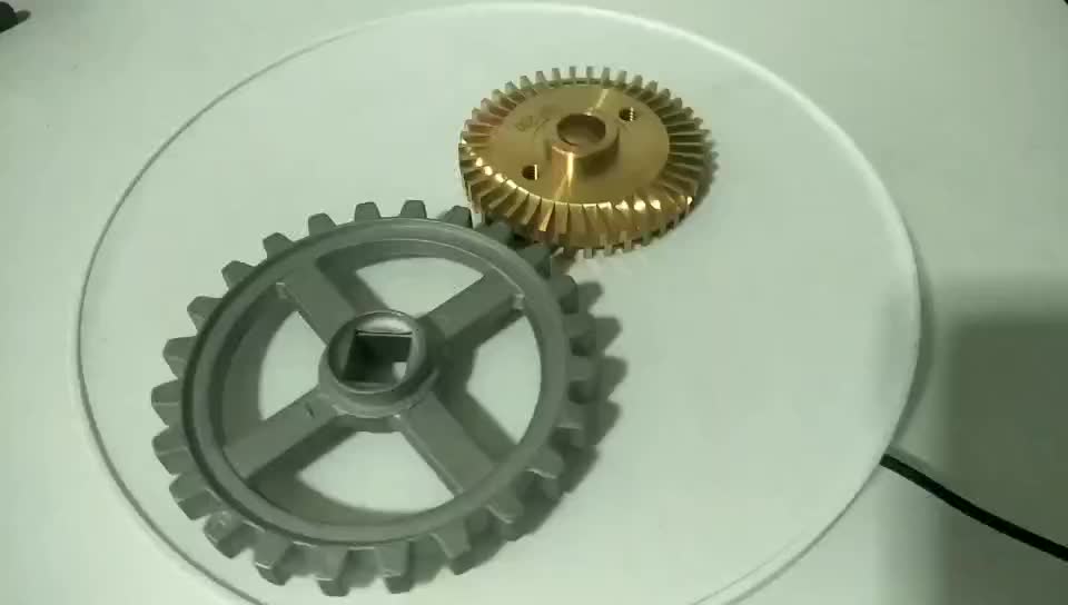 Micro Mini Small Brass Bronze Nylon Toy Plastic Worm Gear1