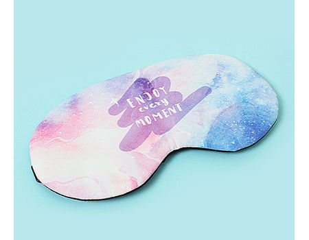 Adjustable elastic band ice bag eye mask - gradient beautiful watercolor supplier