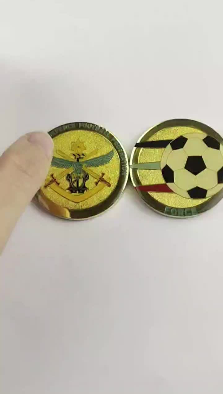 Design -Fußballmünze