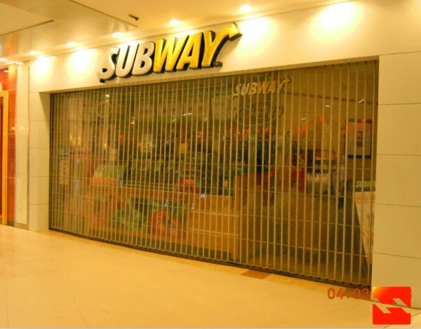 Transparent Roller Shutter / Crystal Rolling Shutter Doors