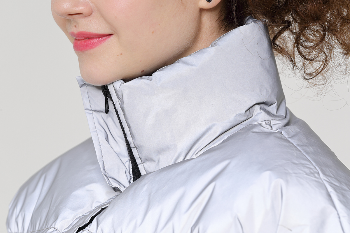 Fashion Women's Bubble Padded Reflective Coat Fashion Women's Bubble Padded Reflective Coat