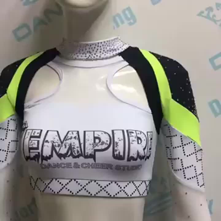 cheer crop top 