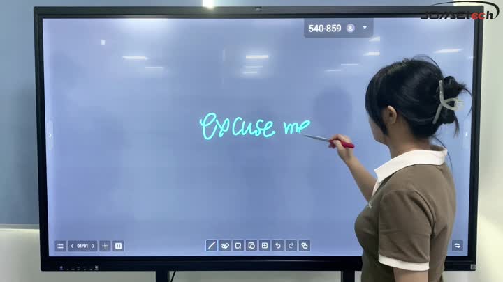 Touch Interactive Board Handwriting Input