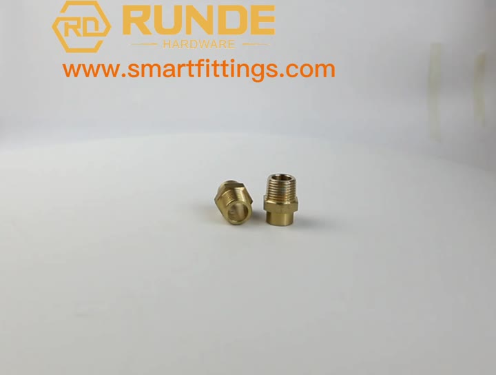 end feed brass male adapter