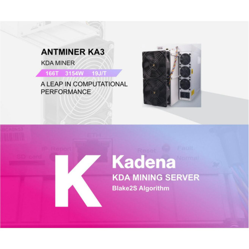 BitMain lanza Antminer KA3, Preventa de apertura: en el ecosistema Kadena con rendimiento de hashrate