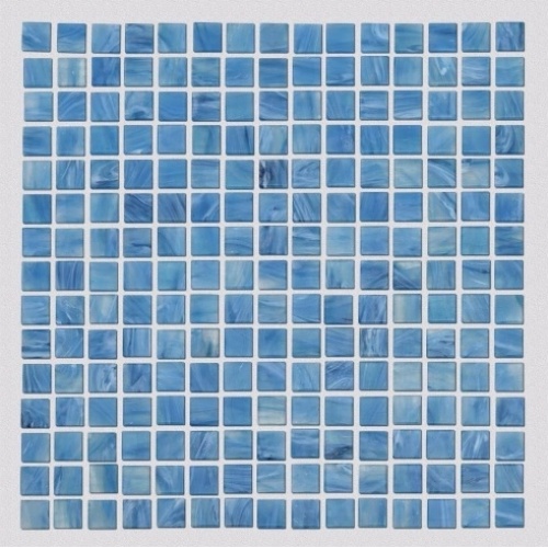 Ensuring Safety and Style: Anti-Falling Off Glass Mosaics for Stunning Triangle Patterns in Swimming Pools