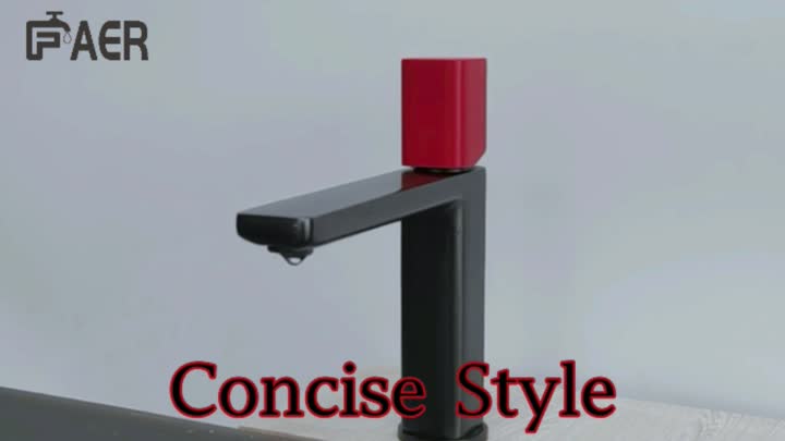 High Quality Matte Black Basin Faucet 2