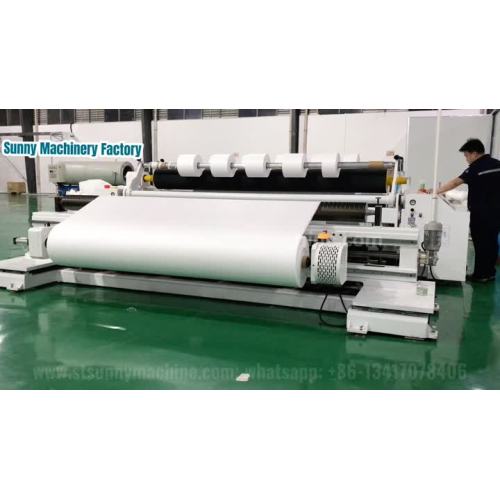 meltblown fabric slitting machine.mp4