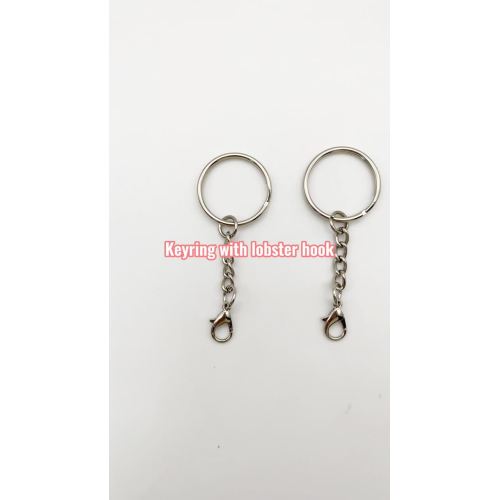 Key chain ring with lobster hook