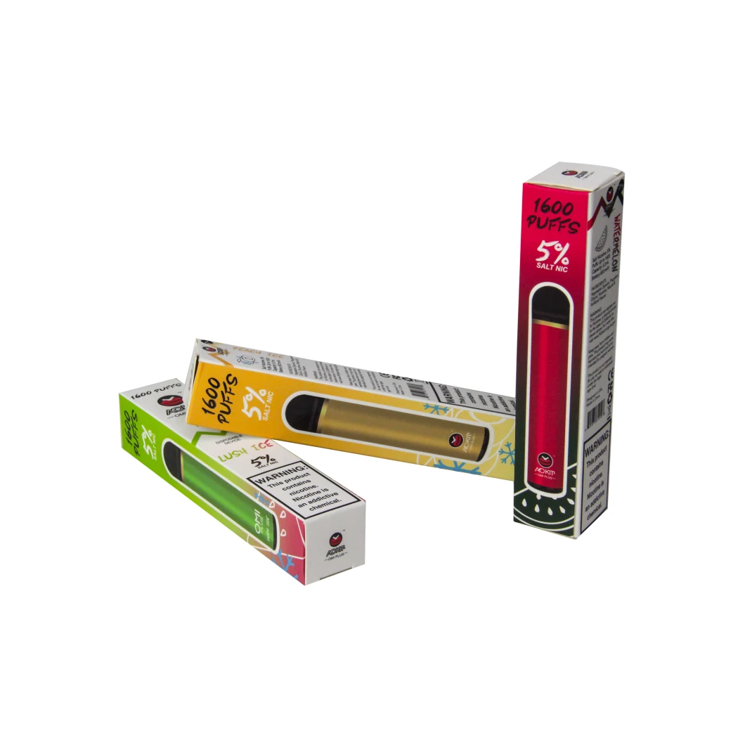 OEM jetable de cigarette de kits de stylo de vapeur de 1600 bouffées mini