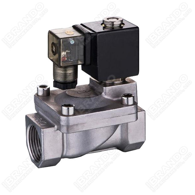 1/4'' 2 Way NO PTFE Seal Stainless Steel Solenoid Valve 24V 220V 5