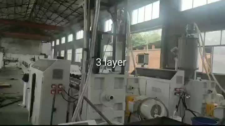 3 layer 50-250mm pipe production line 