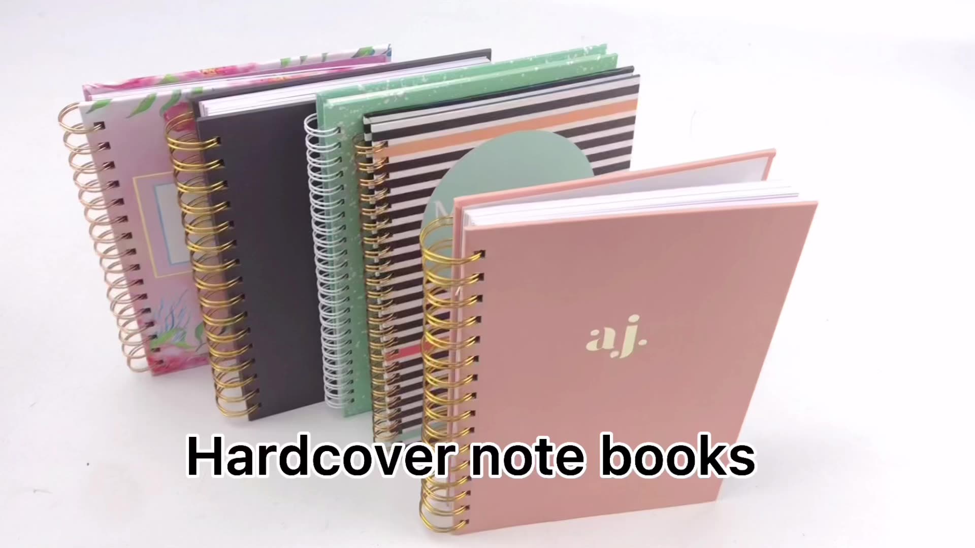 Notebook per la scuola di classe del paper di carta a spirale personalizzata per la stampa del quaderno di classe1