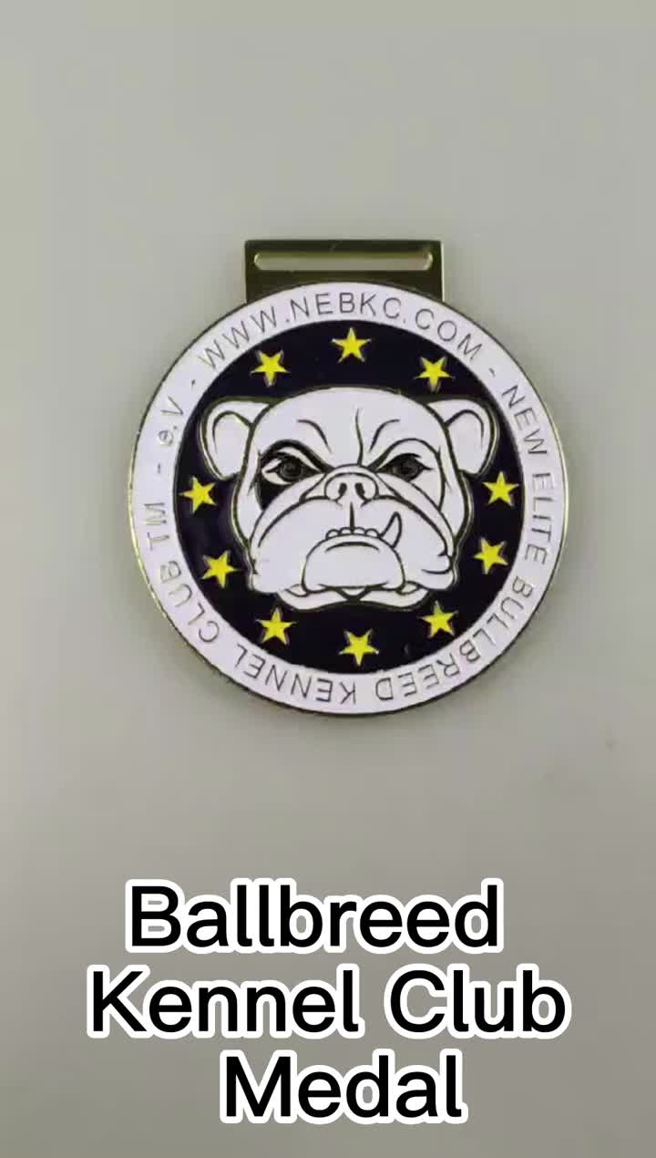 Medalha do Kennel Club de Elite Ballbreed