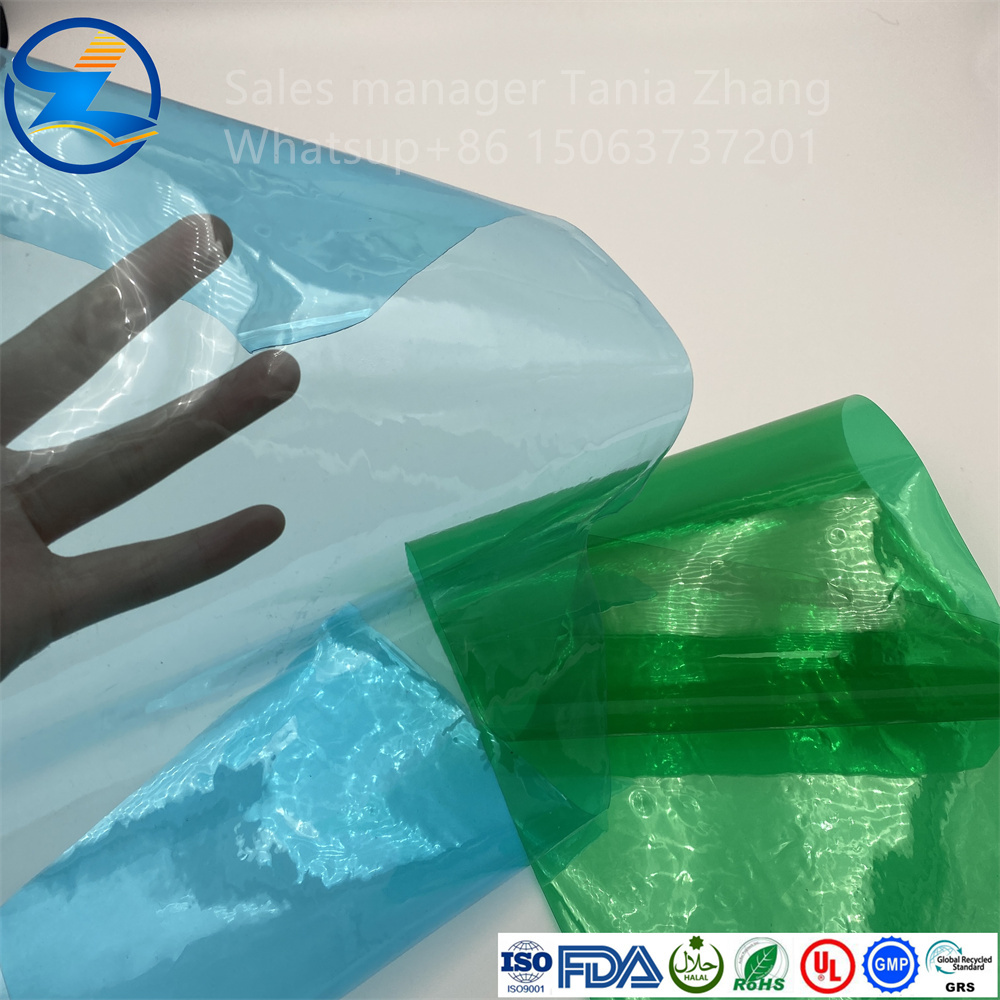 Colored soft PVC film for making bags2