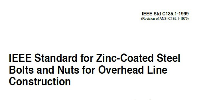 ANSI C135.1 / IEEE STD C135.1 Especificação