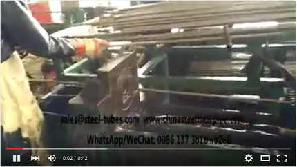 Seamless Precision Steel Tubes Cold Drawn Production