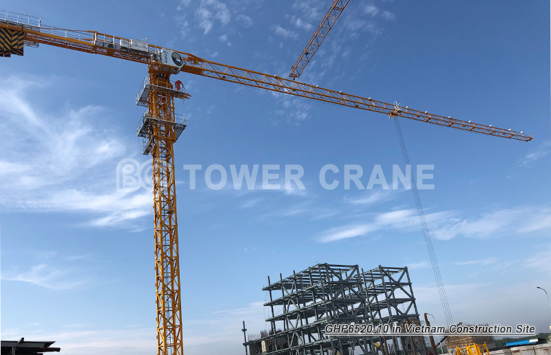 Topless Tower Crane GHP6520-10 in Vietnam