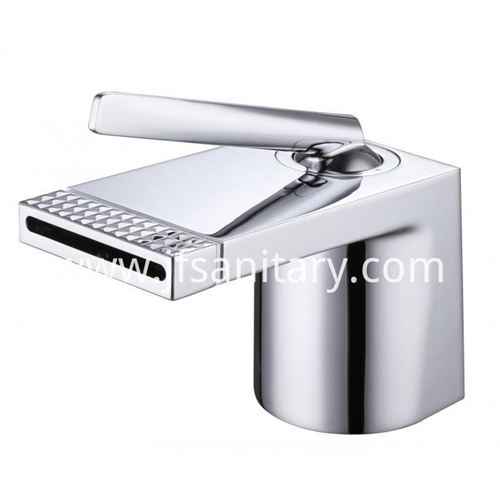 Waterfall Basin Faucets Chrome Brass And Acrylic Exclusive