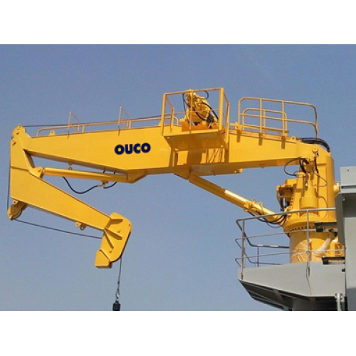 Offshore crane with wave compensation for high sea conditions